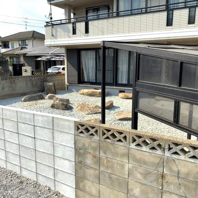 K様邸 和風庭園の改修工事〜メンテナンスが楽な枯山水の庭にリ・ガーデン K様邸 和風庭園の改修工事〜メンテナンスが楽な枯山水の庭にリ・ガーデン